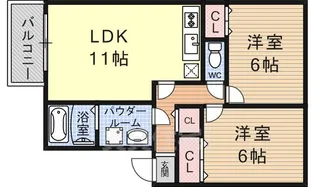 シエスタ【1階】の間取り