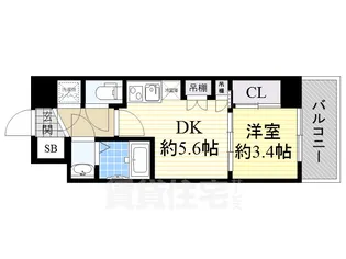 セレニテ新大阪カルム【11階】の間取り