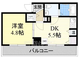 アーバンフラッツ新栄【4階】の間取り