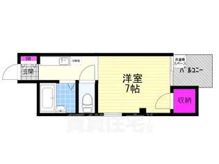 サンビームハイツ【4階】の間取り