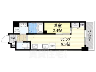 ポルタニグラ大須【9階】の間取り