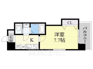 ラグゼ新大阪2【8階】の間取り