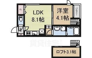 CREST【3階】の間取り