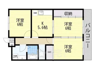 クレストコート【4階】の間取り