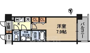 アドバンス新大阪Ⅴ【2階】の間取り
