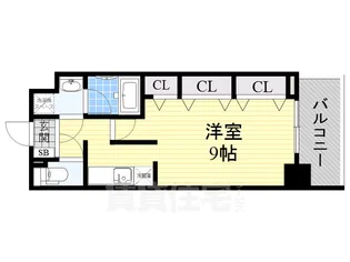 大阪府大阪市浪速区戎本町1丁目【マンション】の間取り