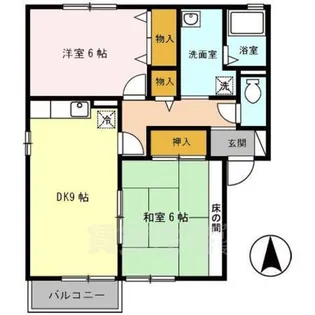 グリーンコート3【1階】の間取り
