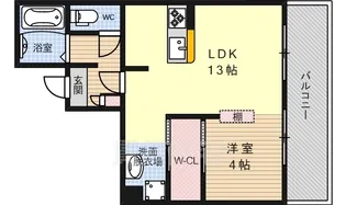 SAMSQUARE四条大宮【3階】の間取り