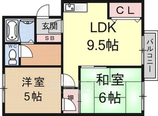 フォーブルM【1階】の間取り