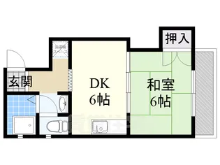 第3記念橋ビルヂング【10階】の間取り
