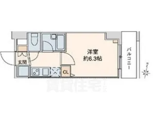 RIDGE堀田【7階】の間取り
