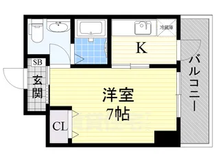 フロンティアタワー名駅南【4階】の間取り