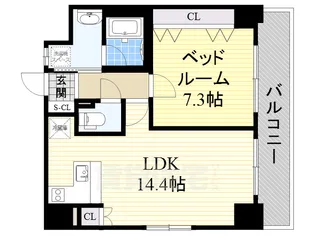 BSレジデンス栄(旧グランルージュ栄【6階】の間取り