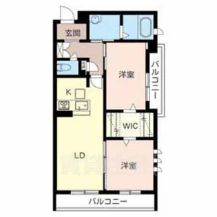 アマランサス【2階】の間取り