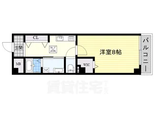 1Kの間取り画像