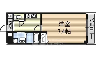 CRECER新栄【6階】の間取り