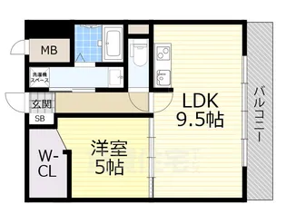 大阪府大阪市淀川区西宮原2丁目【マンション】の間取り