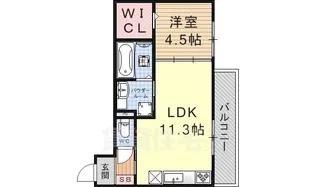 Ribera SquareB棟【3階】の間取り