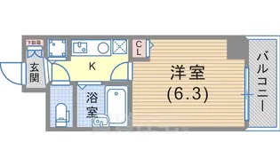 ロイヤルヒル神戸三ノ宮【7階】の間取り