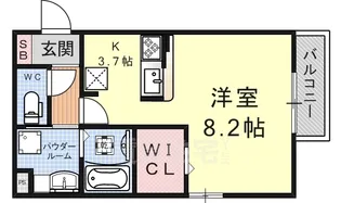 シャルマントリシティ3【1階】の間取り