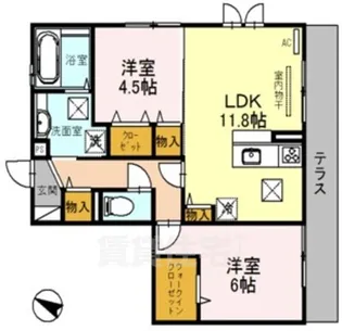 North Coast【1階】の間取り