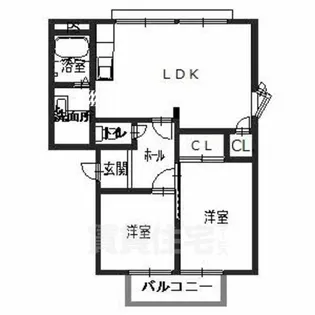アメニティフォレストB【2階】の間取り