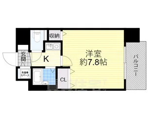 パラシオ塚本3【6階】の間取り