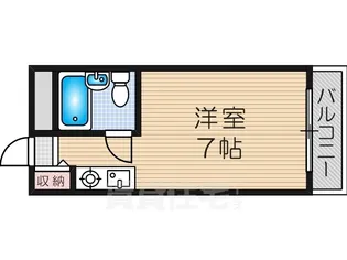 エステハイツ塚本【2階】の間取り