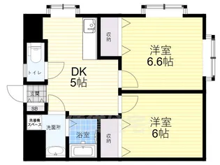 エスポワール本町【4階】の間取り