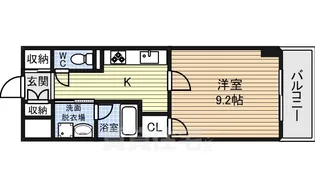 スタジオスクエア大須【4階】の間取り