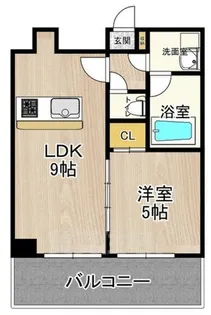 CITY SPIRE十三東【7階】の間取り