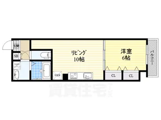 ラ・メゾン輝【8階】の間取り