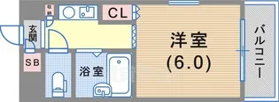 普茶マンション【6階】の間取り