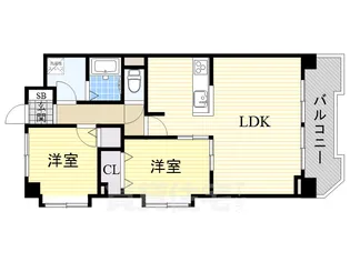 リーブル御器所【4階】の間取り
