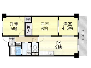 久光マンション【1階】の間取り
