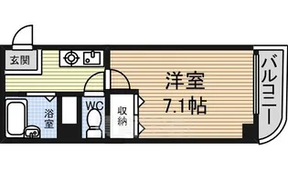 タウンコートパル【5階】の間取り