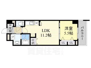 グランルクレ新栄イースト【7階】の間取り