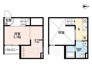 ルミエール十一番町【1階】の間取り