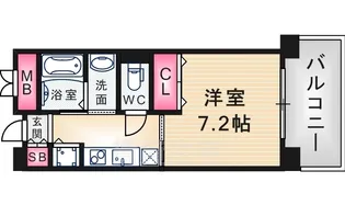 クレ・リジェール【5階】の間取り