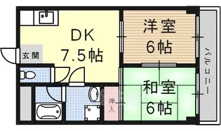レビュート徳重【2階】の間取り