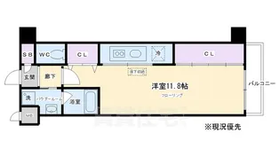 Grand E’terna京都【7階】の間取り