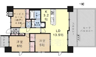 プログレッソ瑞穂汐路【2階】の間取り