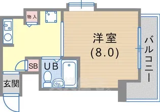 アルテハイム神戸県庁前【4階】の間取り