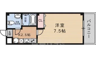 フラッティ円町北【7階】の間取り