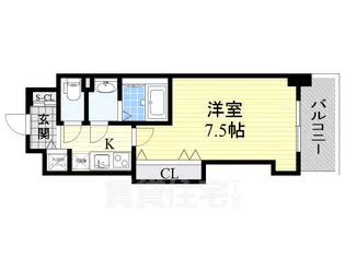 大阪府大阪市住吉区清水丘2丁目【マンション】の間取り