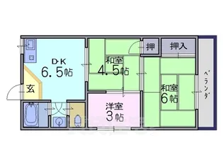 泉マンション【1階】の間取り