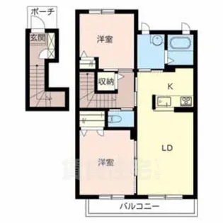 シャーメゾン秋山B【2階】の間取り