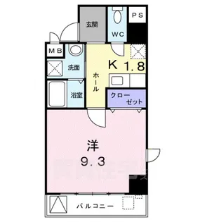 ベル アンジュ【7階】の間取り