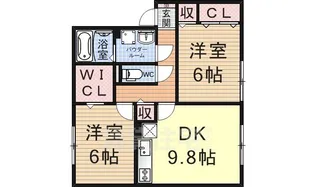 レークタウンE棟【2階】の間取り