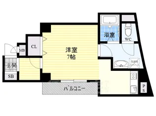 ブリゼ【202号室】の間取り